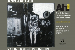 Ann Jaeger "Your House is on Fire" May 2017
